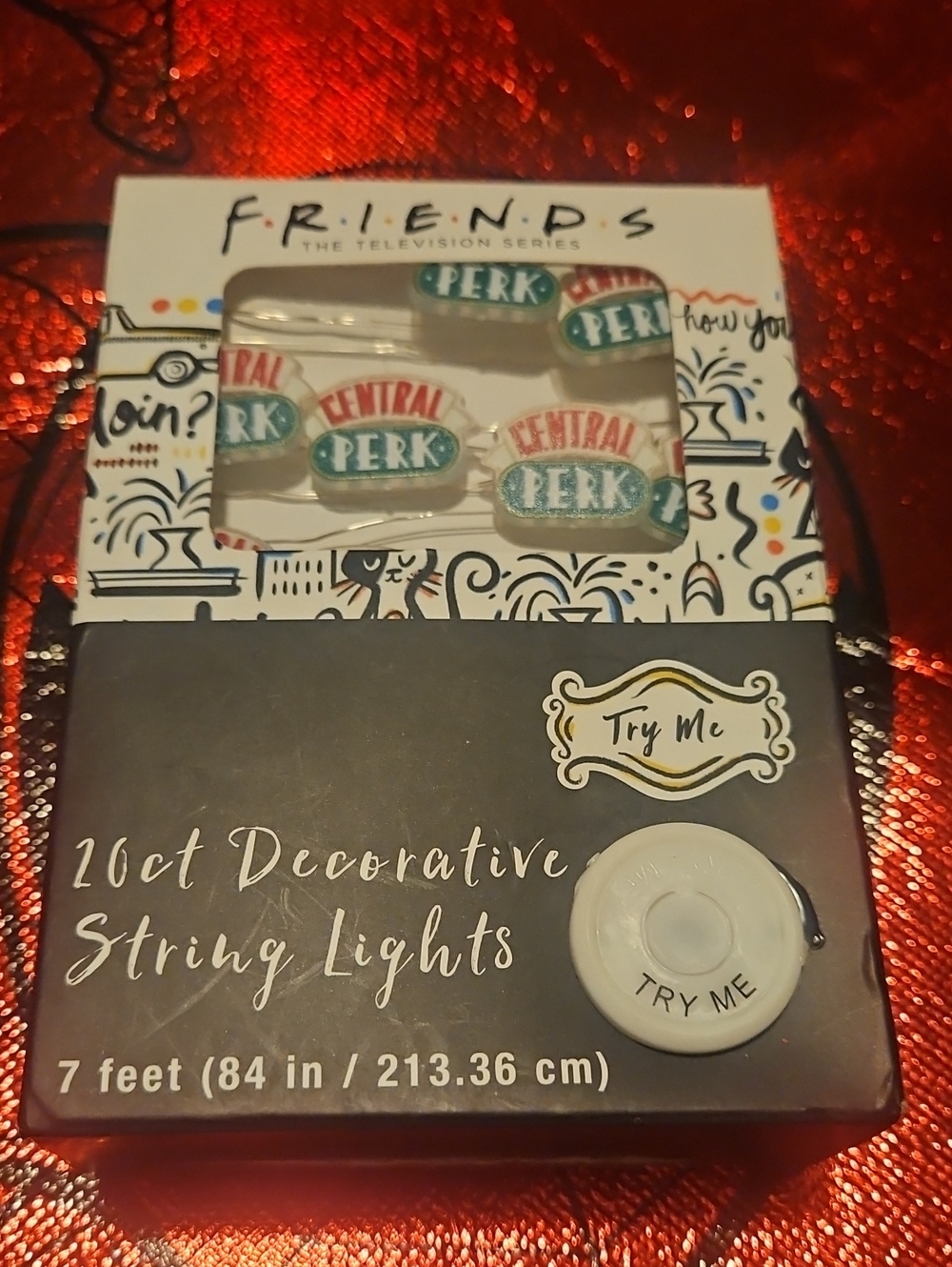 FRIENDS Central Perk Logo String Lights
